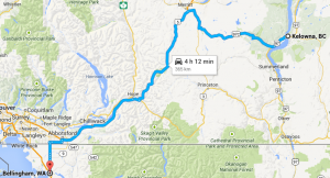 Kelowna to Bellingham